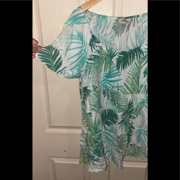 Autograph Leaf Off the Shoulder Top Size 16 - Picture 3 of 4